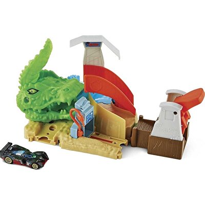 Hot Wheels Şehirde Yaratık Macerası Oyun Seti Serisi Toxic Gator GTT69