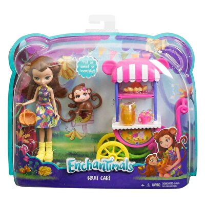 Enchantimals Bebek ve Aracı Seti Maymun Merit FCG93