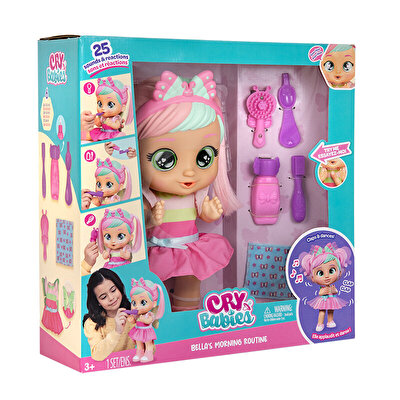Cry Babies Bella Sabah Rutini Bebek ve Aksesuarları 921481