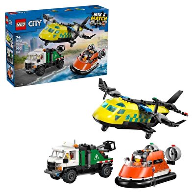 LEGO City Uçak Servis Kamyonu ve Hoverkraft Karışımı 60505