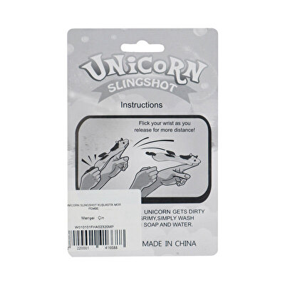 Unicorn Slingshot Kuşlastik Sapan Pembe