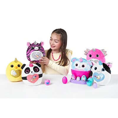 Rainbocorns Mini Eggzania Sürpriz Peluş Mor Boynuz