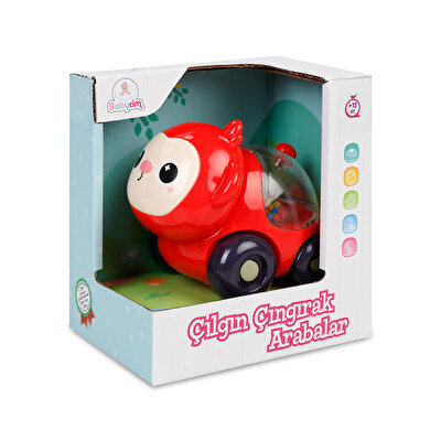 Babycim Çılgın Çıngırak Araba Maymun