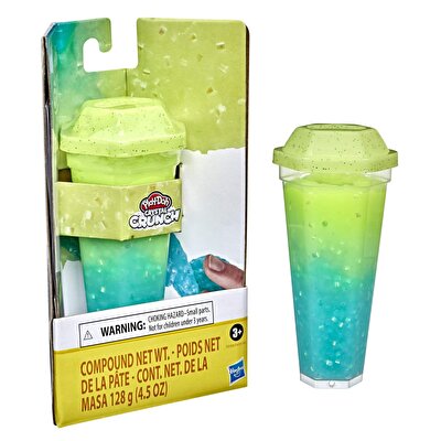 Play Doh Crystal Crunch Hamur - Mavi ve Parlak Sarı F5165