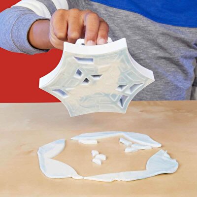 Play Doh Marvel Spider Man Fırlatma ve Dilimle Savaşı Oyun Hamuru Seti F9827