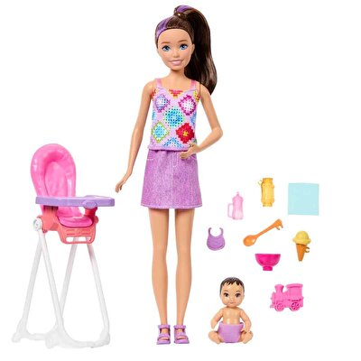Barbie Skipper Bebek Bakıcısı Oyun Seti JJB44