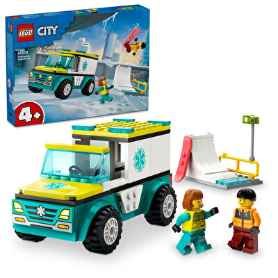 LEGO City Acil Ambulansı ve Snowboardcu 60403