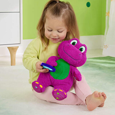 Fisher Price Barney Duyusal Peluş 30 Cm