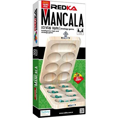 Ahşap Kapaklı Mancala Oyunu