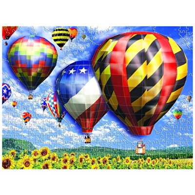 3D Puzzle 200 Parça Breakthrough Balonlar