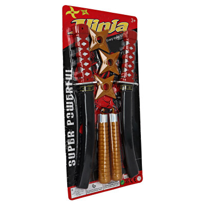 Çift Kılıç Mınçıkalı Ninja Seti