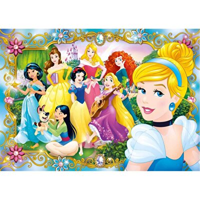 Clementoni Disney Princess Jewels Puzzle 104 Parça