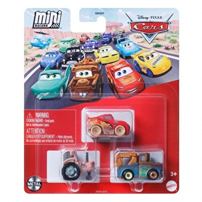 Cars Mini Karakter Arabalar Üçlü Paket JBH24