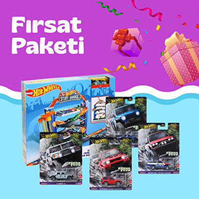 Hot Wheels 5’li Oyun Seti ve Araba Fırsat Paketi