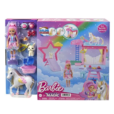 Barbie A Touch Of Magic Chelsea Ve Pegasus Oyun Seti HNT67