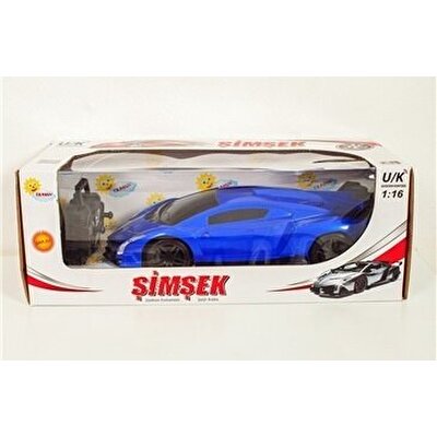 1:16 Ölçekli Uzaktan Kumandalı Mavi Şimşek Araba