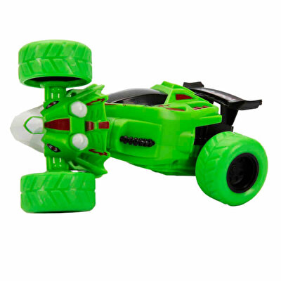 Akrobatik Sürtmeli Yarış Arabası Yeşil