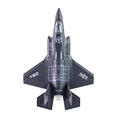 Die-Cast Savaş Uçağı HW777-16 Koyu Gri