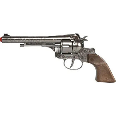 Gonher Pecos 12 Atışlı Kovboy Revolver Oyuncak Tabanca ve Kılıf Seti