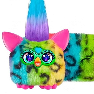 Sesli Dj Furby Furblets İnteraktif Peluş Rain-Bow-Kat G1783