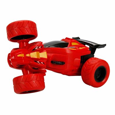 Akrobatik Sürtmeli Yarış Arabası Kırmızı