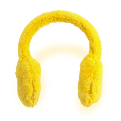 Peluş Kulaklık Sarı