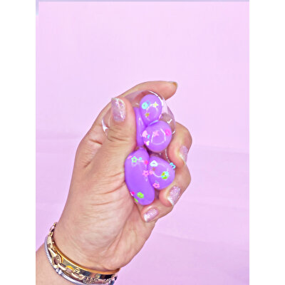 Işıklı Şeffaf Pati Squishy
