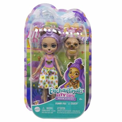 Enchantimals Popüler Karakter Bebekler Penna Pug ve Trusty Doll HKN11