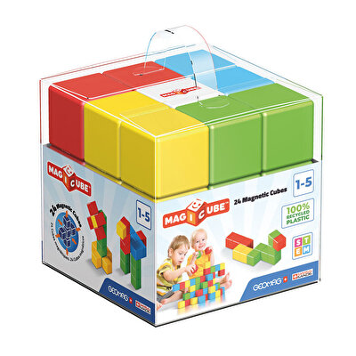 Geomag Magicube Çevredostu Manyetik Küp 24 Parça