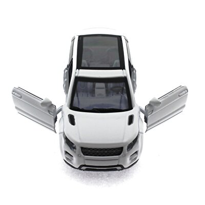 Diecast Sesli Işıklı Arabalar - Beyaz SUV