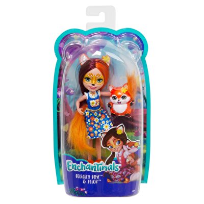 Enchantimals Ana Karakter Bebekler Tilki Felicity Bebek ve Flick FXM71