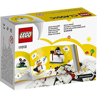 LEGO Classic Yaratıcı Beyaz Yapım Parçaları 11012
