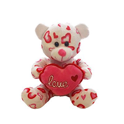 Kalp Desenli Ayıcıklar 21 cm.
