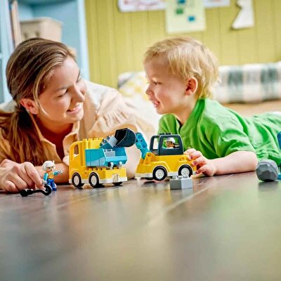 LEGO DUPLO Kasabası 3'ü 1 Arada İnşaat Araçları 10475