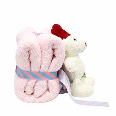 Battaniye ve Mini Peluş Ayıcık