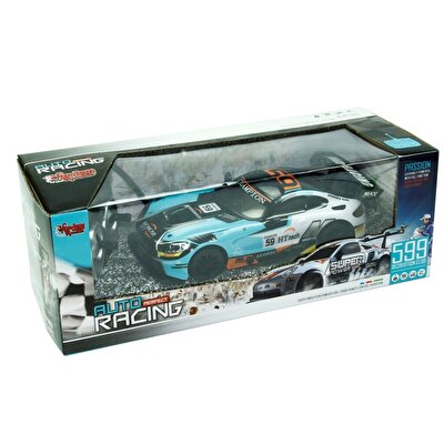 1:24 Ölçekli Uzaktan Kumandalı Full Fonksyon Turkuaz HTTech Spor Araba