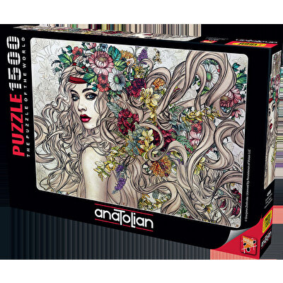 Anatolian Puzzle 1500 Parça Çiçeklerin Gücü