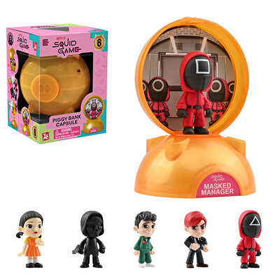 Yume Toys Squid Game Kumbara Sürpriz Kapsül Figür