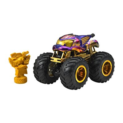 Hot Wheels Monster Trucks Bigfoot Trophy Şampiyonları Scratch Attack JDW04