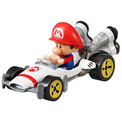 Hot Wheels Mario Kart Karakter Araçlar Baby Mario GRN12