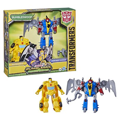 Transformers Cyberverse Roll & Combine Bumblebee-Swoop Figür F2733