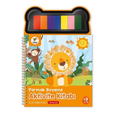 Lino Parmak Boyama Aktivite Kitabı Animal