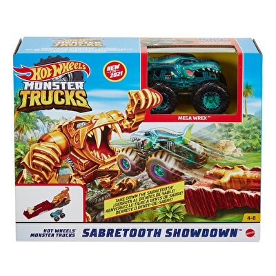Hot Wheels Monster Trucks Aksiyona Başlangıç Oyun Seti Sabertooth Showdown GYL10