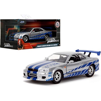Jada Fast & Furi̇ous 1:32 Ölçekli Araba Brian's Nissan Skyline GT-R (R34)