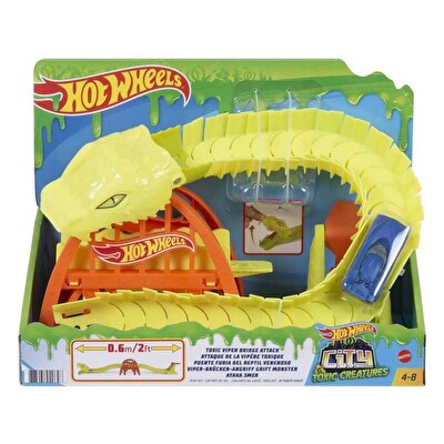 Hot Wheels Şehirde Yaratık Macerası Oyun Seti Serisi Toxic Viper GTT70