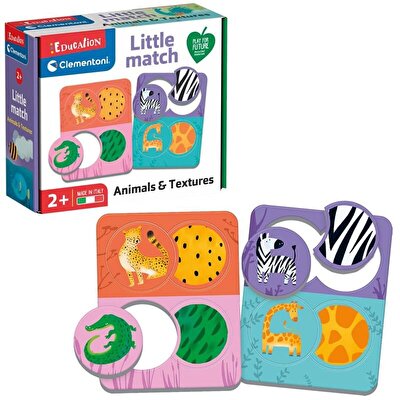 Clementoni Little Match Hayvanlar ve Dokular