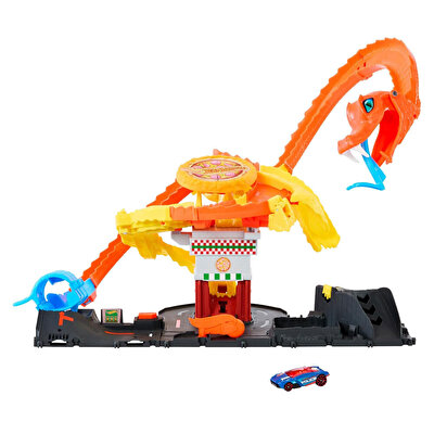 Hot Wheels Pizza Dükkanında Kobra Macerası Oyun Seti HTN81