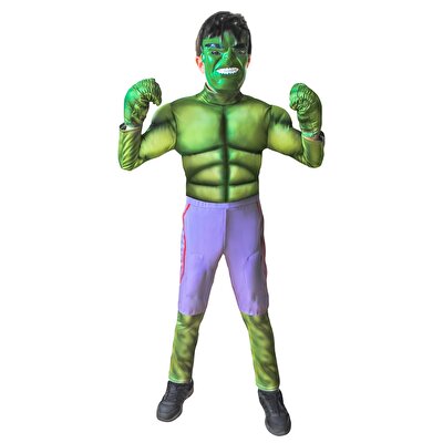 Hulk Kostüm 10-12 Yaş