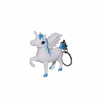 Pegasus Işıklı Sesli Mavi Anahtarlık