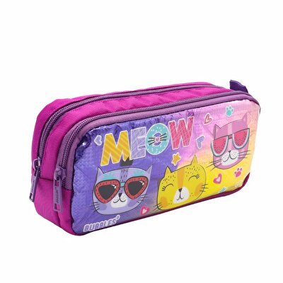Bubbles Meow Hologramlı Kalem Çantası